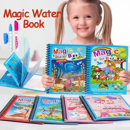 Home / Kids & Babies Magic Water Coloring Book pack of 3 defferent